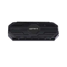 upHere 10-Port 6PIN SATA RGB Hub with 21-Key Remote Control/Splitter for 6-Pin Case Fans in Black-MBX10