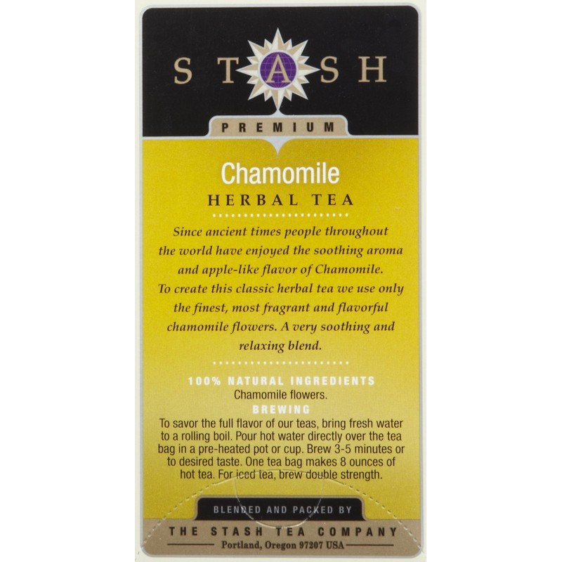 Stash Tea Chamomile Tea - 20 ct