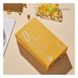 [Nutrimore] Pure Vitamin D 1000IU (30 capsules) 1 bottle (1 month) / [뉴트리모어] 퓨어 비타민D 1000IU(30캡슐) 1통(1개월)