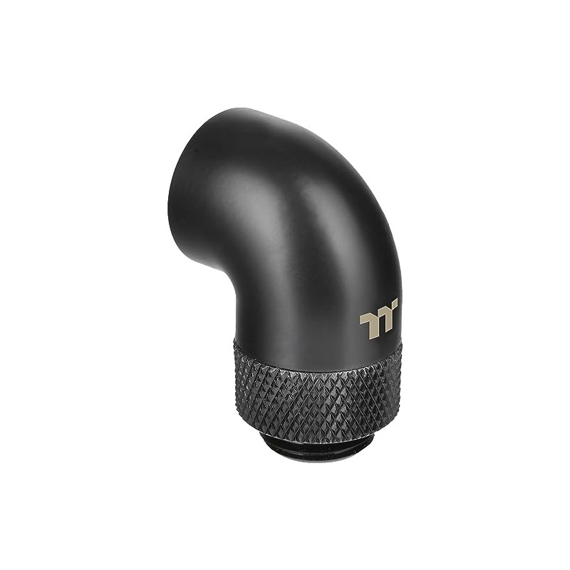 Thermaltake Pacific G1/4 Male to Female 90-Degree Extender - Black
