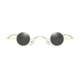 supbel Retro Punk Sunglasses, Round Shape, Antique Style, Small Sunglasses, Round Sunglasses, Fashion Round Glasses, UV Protection, Eyeglass Sunglasses, Fashion Accessories, Costume Accessories,
