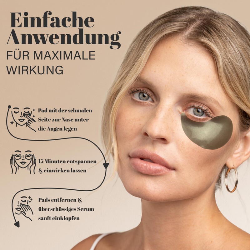 EGYPT-WONDER Peptide & Black Pearl Hydrogel - Luxurious Eye Pads
