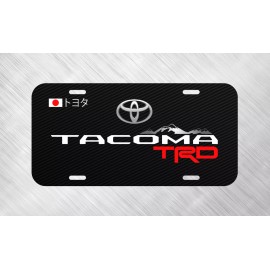 yorkrite357 Simulated Carbon Fiber Tacoma Toyota TRD License Plate Auto Car Tag FREE SHIP