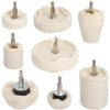 Hyber&Cara Polishing Wheel, 8 Pcs Cotton Buffing Wheel Pad Mop