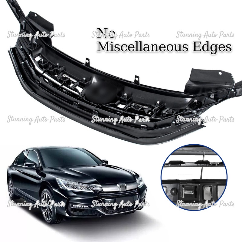 Stunning For 2016-2017 Honda Accord 4 Door Chrome Front Upper