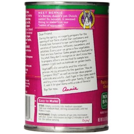 Annie's Organic Canned Pasta, Bernie O's, Pasta in Tomato & Cheese Sauce