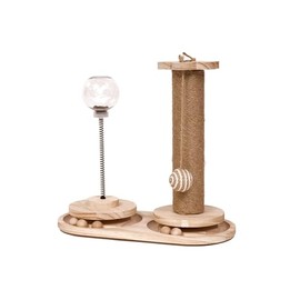 Armarkat Interactive Scratch Post and Activity Center - The Ultimate Cat Playground S1501