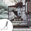 Rabbit Cage Door Hooks, Pack of 10 Cage Door Spring