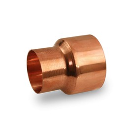 Supply Giant DDSD2000 Reducing Copper Coupling With Sweat Sockets And With Rolled Tube Stop, 2 X 1/2 Inch