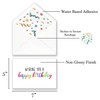 100 Happy Birthday Cards Bulk, Large 5x7 Inch Assorted, with