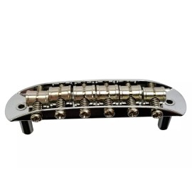 Long Beach Music Mustang Bridge w/ Large Saddles, 9.5" Radius, 52.5mm, Fender Jaguar Jazzmaster