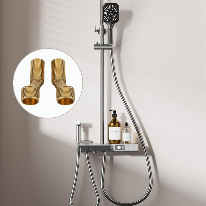 Shower Fitting Adapter - Shower Swivel Arm Tap Connector 3/4