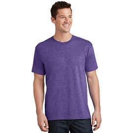 Port & Company Men's 54 oz 100% Cotton T Shirt M Heather Purple