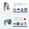 Adjustable Boat Fender Clips for Pontoon Bumpers