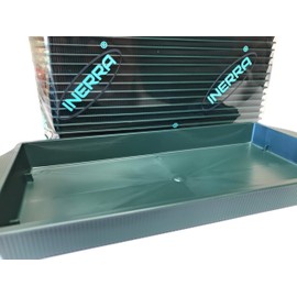 INERRA Single Brick Trays - Green Plastic Florist Tray Dish for Foam Brick (Pack of 10)