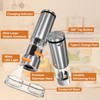 Electric Salt and Pepper Grinder Set Rechargeable, Automatic Salt and