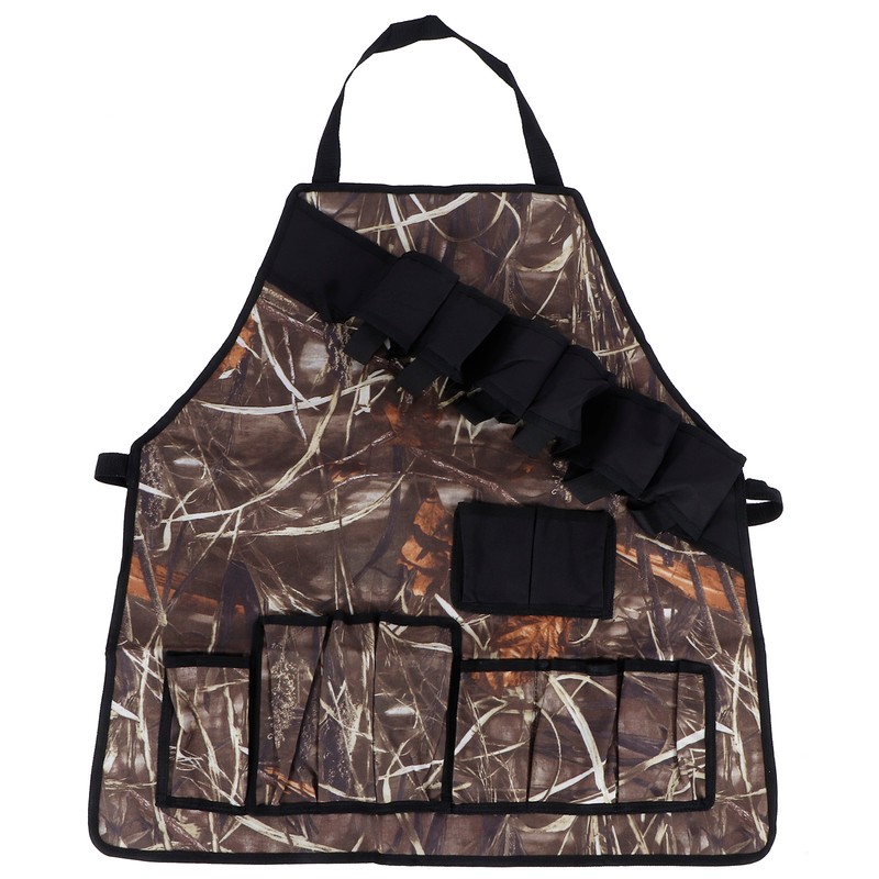 Multi Pockets Apron 600D Oxford Fabric Camouflage Picnic Barbecue Aprons