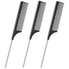 DAZISEN 3 Pieces Hair Comb - Anti-Static Tail Combs Fine