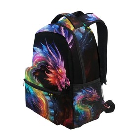 UMIRIKO Color Flame Dragon Backpack for Boys Girls Elementary School Bookbag Back Pack 202A0540