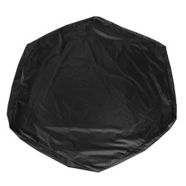 Waterproof Hexagonal Sand Pit Cover for Children, Durable Playground Pool Canopy for Year-round Use (Black)