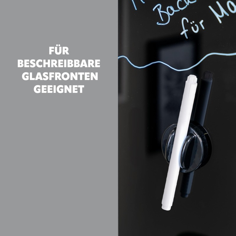 bremermann Whiteboardmarker, Ersatzstifte 5er Set für Schlüsselkasten oder Magnettafel, weiß