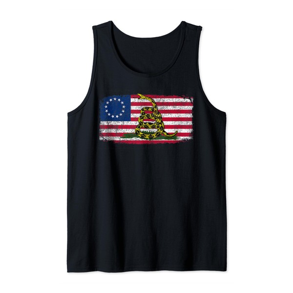 Gadsden flag American Tank Top