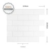SMART TILES Peel and Stick Backsplash - 10 Sheets of