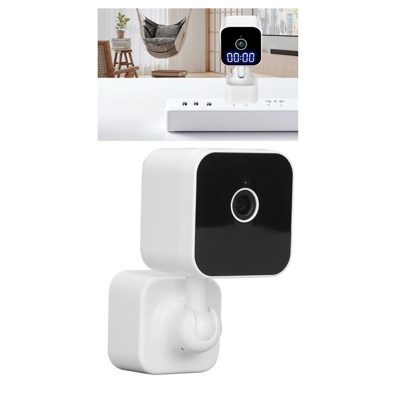 WIFI Home Security Camera ABS Clock Wall Plug in Camera