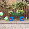 Relaxdays 2 x Sack Truck Wheels, Puncture-proof Solid Rubber Tyres,