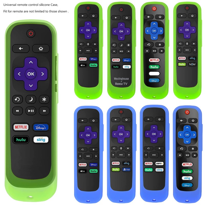 [2 Pack] Remote Cover (Glow in The Dark) Compatible with