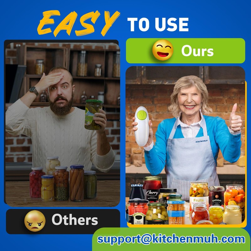 Higher Torque Electric Jar Opener for Seniors with Arthritis Fit