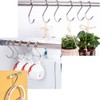 GCA 20 Pack 304 Stainless Steel Heavy-Duty Medium S Shaped