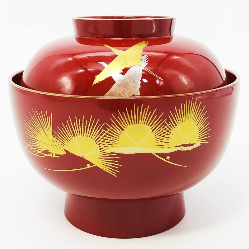 Daimyo Zoni Bowl Flying Akabuchi Gold 3T-405