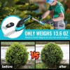 DURATECH 3.6V 3-in-1 Handheld Electric Cordless Hedge Trimmer for Garden,