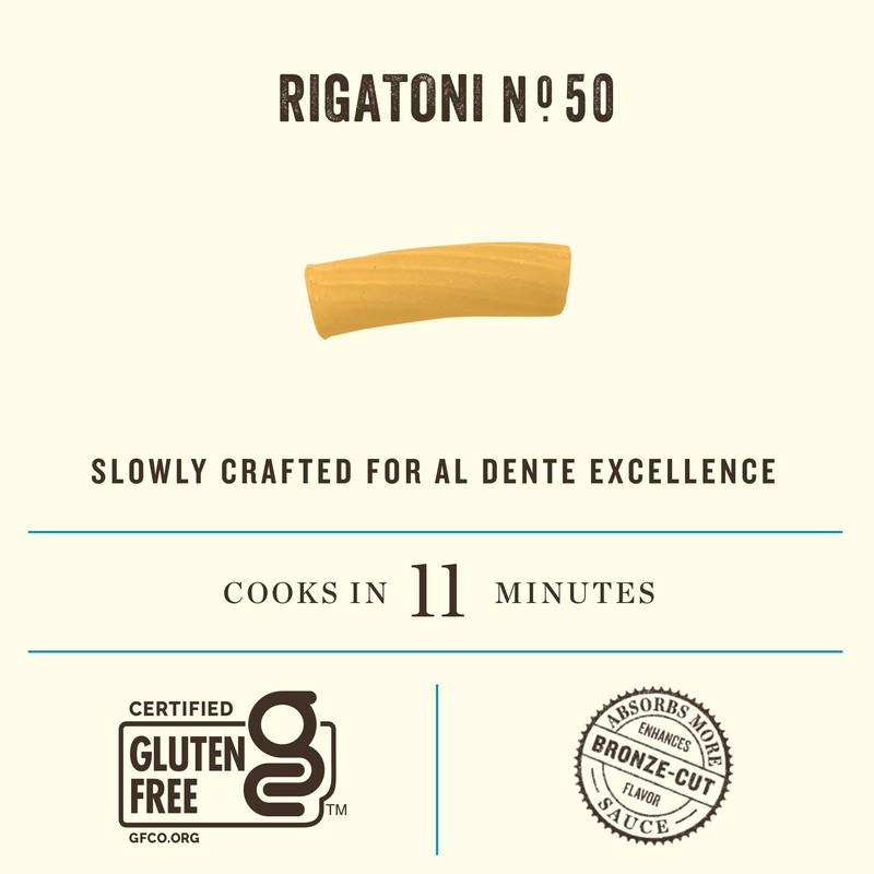 Rummo Gluten Free Rigatoni N.50 - Gluten Free Pasta, Made
