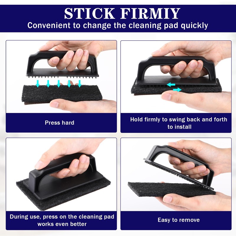 Reallnaive 31 Pcs Griddle Cleaning Kit Screen Holder Grill Screens