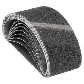 Kozelo 8 Pack Sanding Belts 3 x 21 Inch 60 Grit Silicon Carbide Abrasive Belt Sander Paper for Belt Sander Metal Grinding Wood Working Weld Rust Removal