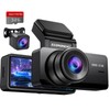 Dash Cam Front and Rear, 2.5K+1080P Dual Dash Camera for