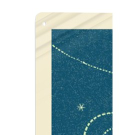 Vermont, Crossed Skis, Letterpress (12x18 Aluminum Wall Sign, Wall Decor Ready to Hang)