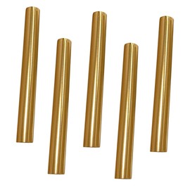 Vaguelly 5pcs Sealed Nail Art Pen Caps Opaque Metal Protectors for Manicure Brushes Lightweight Space Saving Design present for Nail Art Enthusiasts