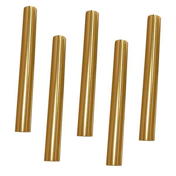 Vaguelly 5pcs Sealed Nail Art Pen Caps Opaque Metal Protectors