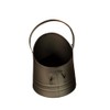 HomeZone Black Coal Bucket Fireside Accessories Kindling, Log, Coal &