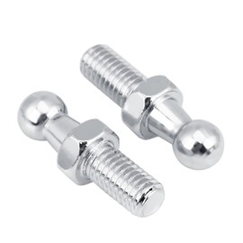 Ball Studs 10mm M8 Threads 2 Pack Gas Strut Ball Stud Bolts for Gas Lift Support Strut Ball Ended Bonnet Fitting