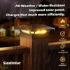 SIEDiNLAR Solar Post Cap Lights 16 LEDs 2 Modes 3.5x3.5