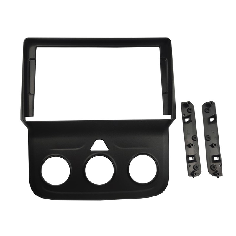 DKMUS Double Din Dash Radio Trim Kit for Dodge Ram