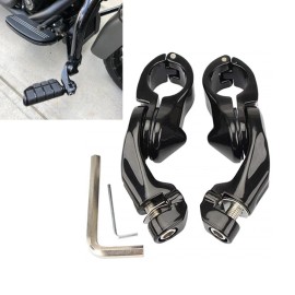DREAMIZER Highway Foot Peg Footpegs Mount Bracket For Harley Street Glide FLHX Road King
