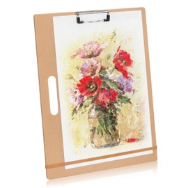 TX liteart Drawing Board - 13" x 17" Portable Art Clipboard with Handle - Drawing Boards for Artists, Art Board for Painting