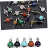 TEHAUX Beautiful DIY Necklace Pendant Natural Agate Stone Fashion Accessories