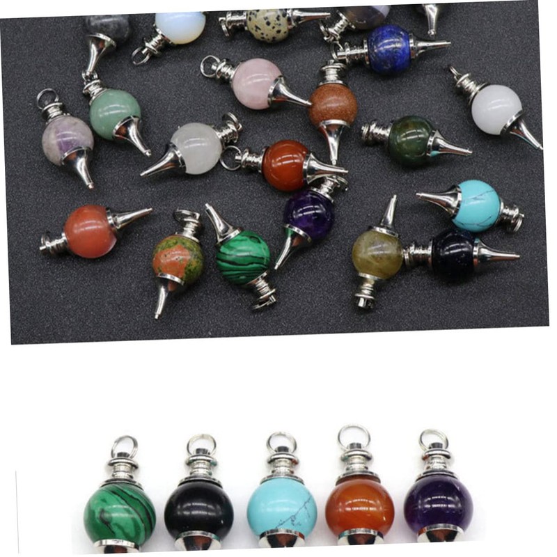 TEHAUX Beautiful DIY Necklace Pendant Natural Agate Stone Fashion Accessories