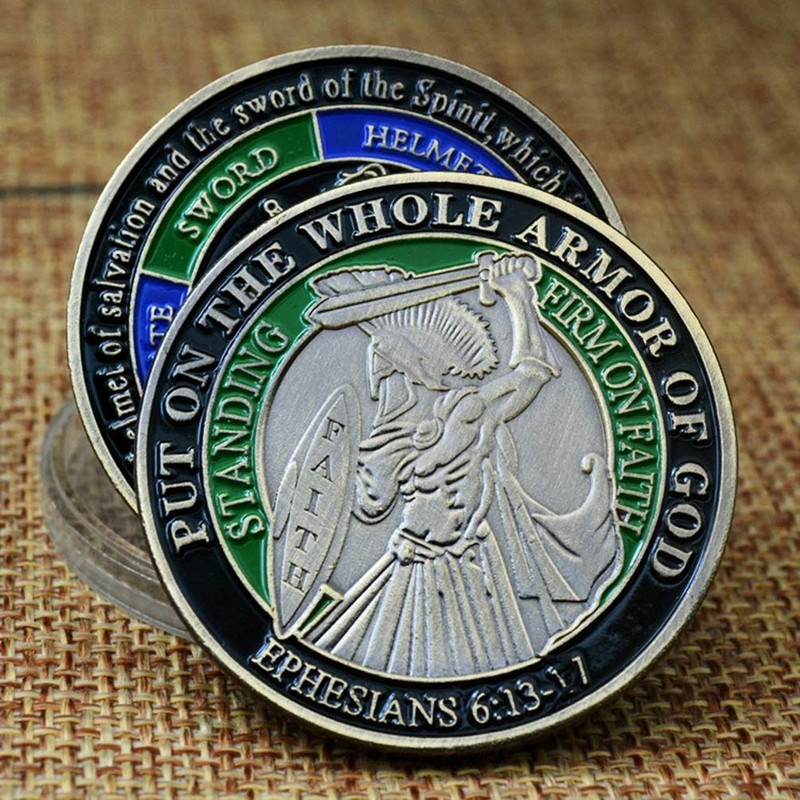 Put On The Whole Armor of God EPHE 6:13-17 Enamel
